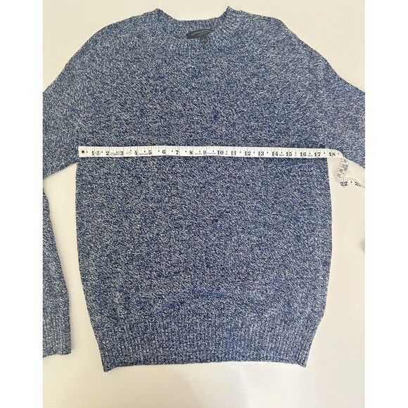 Banana Republic Linen cotton Blend Light Knit sweater Blue size S Preppy Casual - Picture 4 of 5